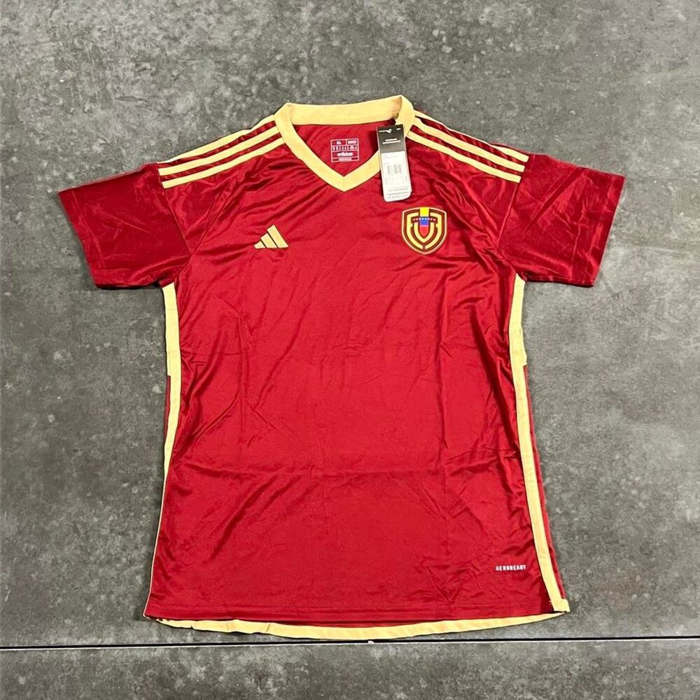 Adidas Venezuela National Team Red Soccer Jersey NWT